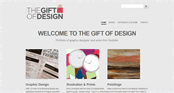 Desktop Screenshot of giftofdesign.net