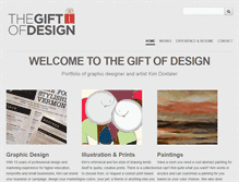 Tablet Screenshot of giftofdesign.net